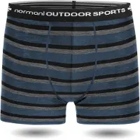 Normani Sportsunderbukser 'Adelaide' navy / grå / sort