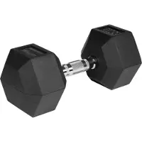 Rebel Gumuotas ketaus hantelis HEX 20kg, ACTIVE