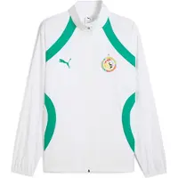 Puma Senegal Jakke Pre Match Woven Anthem Africa Cup of Nations 2025 - Hvid/Grøn, størrelse Large