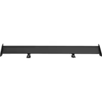 Vevor GT Wing bilspoiler, 43,3 tommer universalspoiler med enkelt dæk, justerbar letvægtsaluminium, bilspoilervinge, racerspoiler BGW/JDM Drift sort