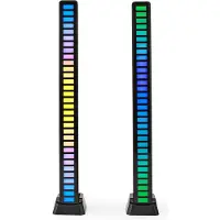 Nedis GALDP110BK, Lyskasse, Sort, Acrylonitrilbutadienstyren, Atmosfære, 64 pære(r ), LED