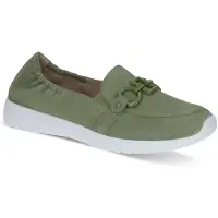 Caprice Slipper, green, made of Leather, Size 41