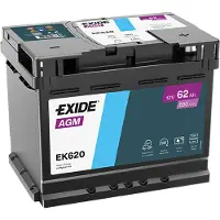 Exide Start-stop Agm Ek620 Agm-batteri