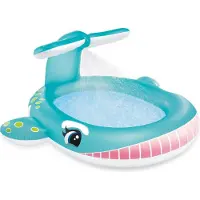 Intex Inflatable Whale With Sprinkler Pool
