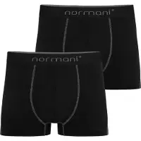 Normani Boksershorts 'Stanley' grå / sort