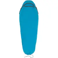 Sea to Summit - Lagenpose - Breeze Sleeping Bag Liner Mummy w/ Drawcord Compact til Unisex - Blå