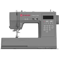 SINGER HD6705C, Grå, Semi-automatisk symaskine, Syning, LED, Knapper, Elektrisk