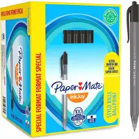 Papermate Kuglepen, Paper Mate Inkjoy 100, 1 mm, sort, pakke a 80+20 stk