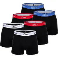 s.Oliver Boksershorts blå / brandrød / sort / hvid