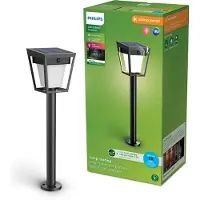 Philips 929004632001, Udendørs jordbelysning, Sort, Plast, IP44, Gangsti, III