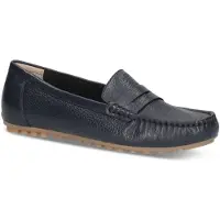Caprice Moccasin, blue, made of Leather without heel, Size 36