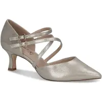 Caprice Pumps, metallic, made of Leather with Queenie, Size 39
