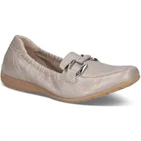 Caprice Moccasin, grey, made of Leather without heel, Size 39