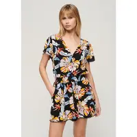 Superdry Beach Playsuit Kortærmet Kort Kjole