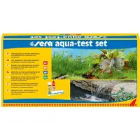Sera Aqua-Test Set, Vandtestsæt, Carbonat hårdhed (KH), Generel hårdhed (GH), Kvælstofdioxid (NO2), pH, Kasse, Tyskland