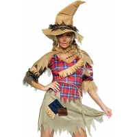 Leg avenue 4 PC Scarecrow Cutie inkluderer - Med / LGE / Multicolor