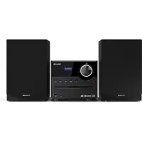 Sharp XL-B517D - Mikrosystem - 2 x 7.5 Watt - sort