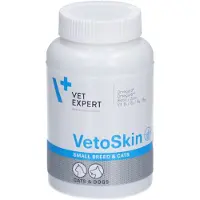 Vet Expert VetoSkin Small breeds - supplements for dogs and cats - 60 tablets