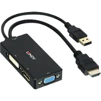 Lindy Hdmi Til Dp/dvi/vga-konverter