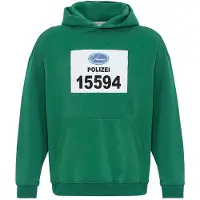 Dandalo Sweatshirt lyseblå / mørkegrøn / sort / hvid