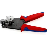 Knipex 12 12 12, Beskyttende isolering, 450 g, Blå, Rød