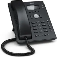 Snom D120 - VoIP-telefon - 3-vejs opkaldskapacitet - SIP - 2 linier - sort