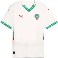 Puma Morocco 2025 Away Jersey Men, Clothing, White/Fast Green/Red, XL
