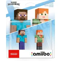 Amiibo Super Smash Bros Amiibo Steve Og Alex