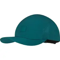 Buff - Trail running tøj - 5 Panel Go Cap Solid Solid Teal til Unisex - Størrelse S/M - Grøn