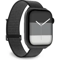 Case4Me SBS nylon urrem til Apple Watch 38/40/41mm. Sort