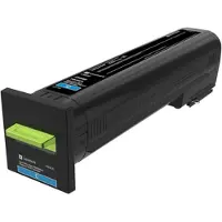 Lexmark Tonerkassette cyan, 22.000 sider 72K2XC0 Modsvarer: N/A