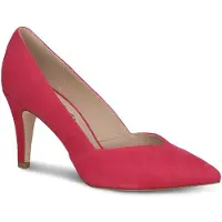 Caprice Pumps, pink, made of Leather with Funnel heel, Size 40