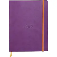 Rhodia Rhodiarama Softcover Notebook - 80 prikker ark - 9 3/4 x 7 1/2 - Purple Cover 117560c