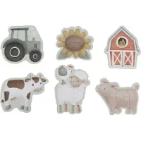 Little Dutch Puslespil - 6-i-1 - Little Farm - - OneSize - Puslespil