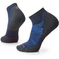 Smartwool - Trail running tøj - Run Targeted Cushion Ankle Socks Deep Navy til UnisexUld - Størrelse 42-45 - Flåde