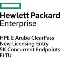 HP HPE ClearPass – ny licensregistrering: 5.000 samtidige enheder, E-LTU