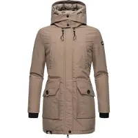 NAVAHOO Vinterjakke chamois / sort / hvid