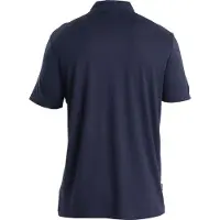 Icebreaker - Vandretøj - Men Merino 150 Tech Lite III SS Polo Midnight Navy til UnisexUld - Størrelse M - Flåde
