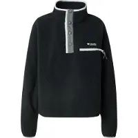 Columbia - Mærker - Helvetia II Cropped Half Snap Fleece Black til UnisexUld - Størrelse S - Sort