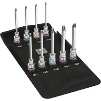 Wera 8767 C HF 3, Vingemoment nøgle, T20, T25, T27, T30, T40, T45, T50, T55, T60, Metallic, Stål, CE, 1,27 cm