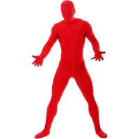 Morphsuits r?dt originalt b?rnekostume - st?rrelse medium 3'6-3'11 (105 cm-119 cm) (KSREM)