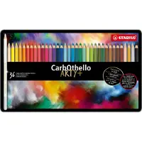 Stabilo Arty CarbOthello pencil - med 36 stk. i metalæske