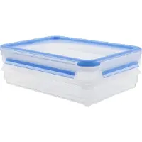 Tefal K30288, Kasse, Rektangulær, 0,6 L, Blå, Transparent, Plast, Tyskland