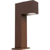 QAZQA Smart udendørs gulvlampe rustbrun 30 cm IP44 inkl. WiFi GU10 - Baleno