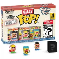Funko POP! Bitty Pack Series Retro Toys Nøglering 4 Enheder