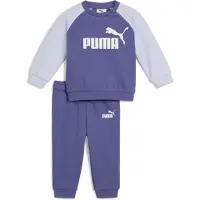 Puma Minicats Essentials Raglan Crew Set Toddler, Clothing, Blue Crystal, 1-2Y