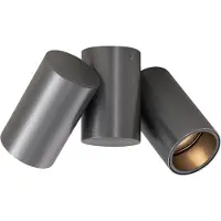 QAZQA Design indbygget spotlight gunmetal GU10 50mm 2-lys vipbar - Michael