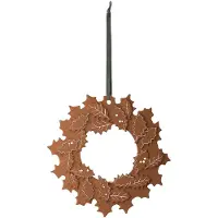 Kähler Gingerbread julekrans Ø18.5 cm Brun