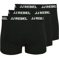 JJ REBEL Boksershorts sort / hvid