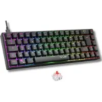 The G-Lab Titan Red Switch Mekanisk Tastatur Til Spil Spansk